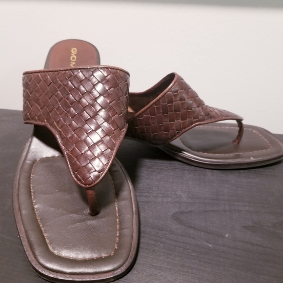 Leather Thong Sandles - Picture 1 of 4